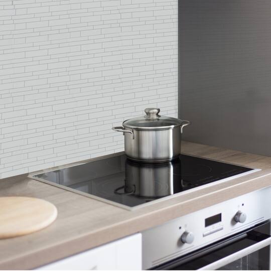 Simplify Peel & Stick White Wall Tile Pack